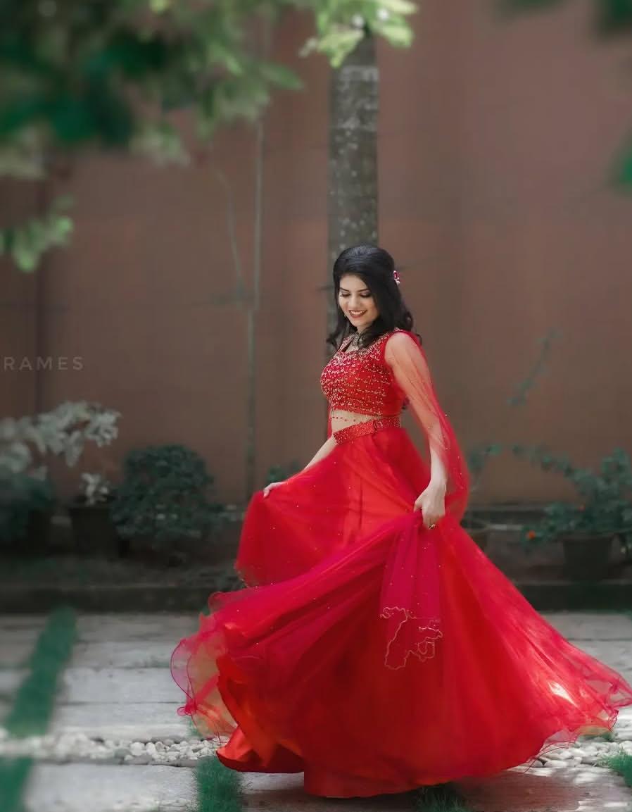 Classic RED Lehanga classic red lehanga bridal couture